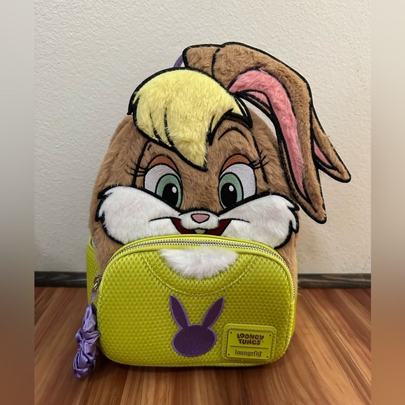 Loungefly Handbags - NWT Loungefly Looney Tunes Lola Bunny Cosplay Mini Backpack